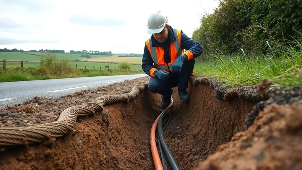 Underground Cable Installation in Bexley | Buried Power & Data Lines